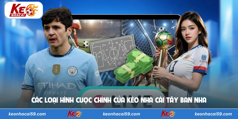 Các loại hình cược chính của kèo nhà cái Tây Ban Nha